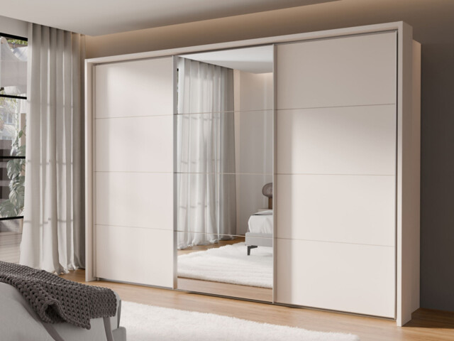Emille 3 Door Sliding Wardrobe - image 1
