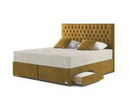 Hypnos Luxurious Earth 04 Divan Bed Set On Glides - thumbnail 2