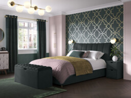 Bella Upholstered Ottoman Bed Frame - thumbnail 1
