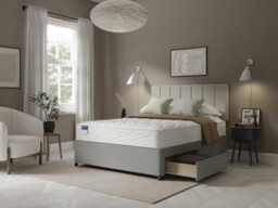 Simply By Bensons Bloom Divan Bed Set On Castors - thumbnail 3