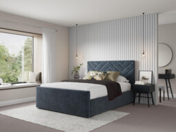 Hatson End Drawer Bed Frame - thumbnail 2