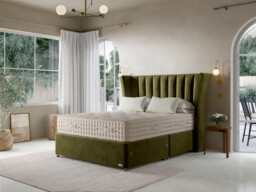 Hypnos Luxurious Earth 05 Divan Bed Set On Castors - thumbnail 1