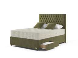 Hypnos Luxurious Earth 04 Divan Bed Set On Castors - thumbnail 2