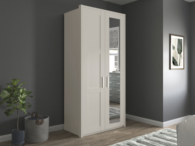Alster 2 Door Hinged Wardrobe - image 1