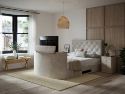 Rhea Ottoman TV Bed Frame