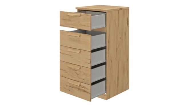 Bergen 5 Drawer Narrow Chest of Drawers - image 1