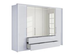 Sicily 6 Door Bi-Fold Wardrobe - thumbnail 2