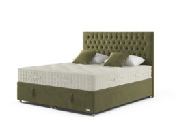 Hypnos Luxurious Earth 04 Divan Bed Set On Castors - thumbnail 2