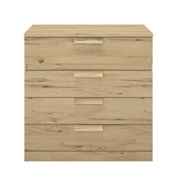 Bergen 4 Drawer Wide Chest of Drawers - thumbnail 2