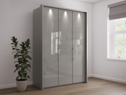 Sicily 3 Door Bi-Fold Wardrobe - thumbnail 1
