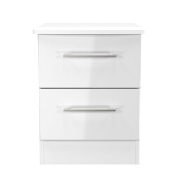 Avena 2 Drawer Bedside Cabinet - thumbnail 2