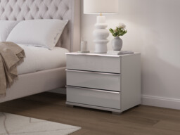 Sicily 3 Drawer Bedside Table
