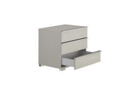 Sicily 3 Drawer Bedside Table - thumbnail 3