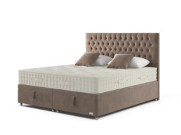 Hypnos Luxurious Earth 04 Divan Bed Set On Castors - thumbnail 2