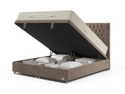 Hypnos Luxurious Earth 04 Divan Bed Set On Castors - thumbnail 3