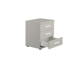 Alster 3 Drawer Bedside Cabinet - thumbnail 3