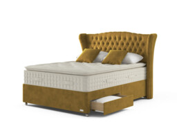Hypnos Luxurious Earth 03 Divan Bed Set On Castors - thumbnail 2