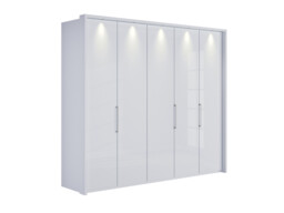 Sicily 5 Door Bi-Fold Wardrobe - thumbnail 2