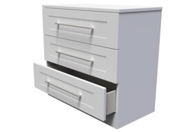 Santana 3 Drawer Wide Chest of Drawers - thumbnail 3