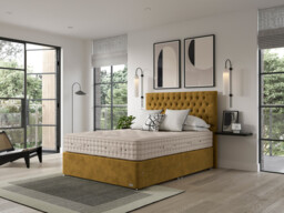 Hypnos Luxurious Earth 04 Divan Bed Set On Glides - thumbnail 1