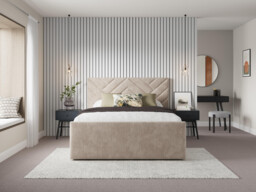 Hatson End Drawer Bed Frame - thumbnail 3