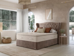 Hypnos Luxurious Earth 03 Divan Bed Set On Castors - thumbnail 1