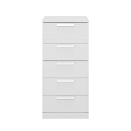 Bergen 5 Drawer Narrow Chest of Drawers - thumbnail 2