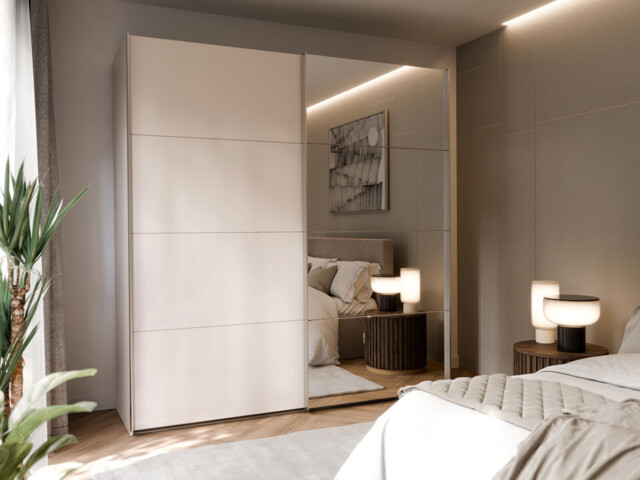 Emille 2 Door Sliding Wardrobe - image 1