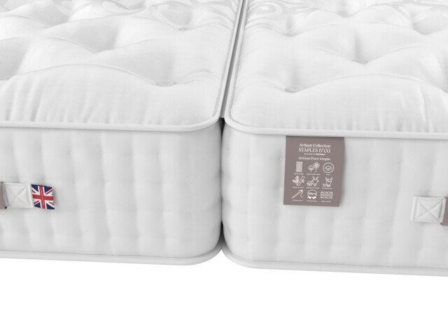 Staples & Co Artisan Pure Utopia Zip and Link Mattress - image 1