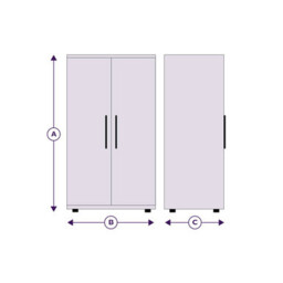 Edgemont 2 Door Hinged Wardrobe - thumbnail 3