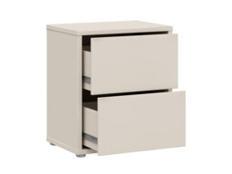Emille 2 Drawer Bedside Table - thumbnail 3