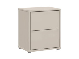 Emille 2 Drawer Bedside Table - thumbnail 2