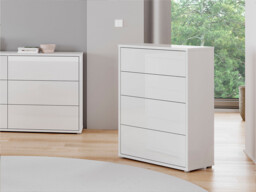 Emille 4 Drawer Wide Chest Of Drawers - thumbnail 1