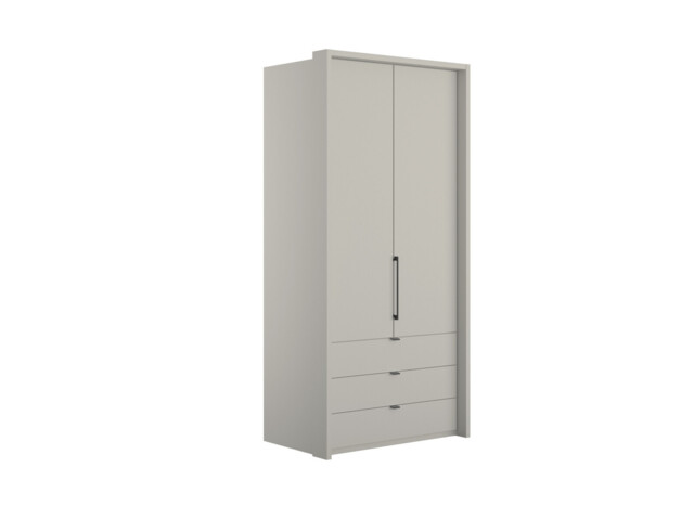 Emden 2 Door 3 Drawer Hinged Wardrobe - image 1