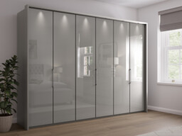 Sicily 6 Door Bi-Fold Wardrobe
