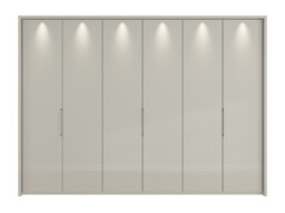 Sicily 6 Door Bi-Fold Wardrobe - thumbnail 3