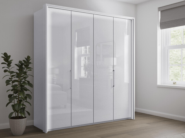 Sicily 4 Door Bi-Fold Wardrobe - image 1