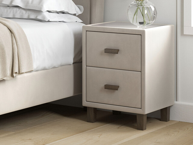 Snooze 2 Drawer Bedside Cabinet - image 1