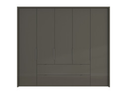 Sicily 5 Door Bi-Fold Wardrobe - thumbnail 3