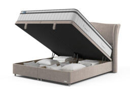 iGel NanoTech 4000i Plushtop Divan Bed Set on Castors - thumbnail 3