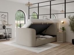 Linsbury Ottoman TV Bed Frame With Dolby 2.1 Sound System - thumbnail 2