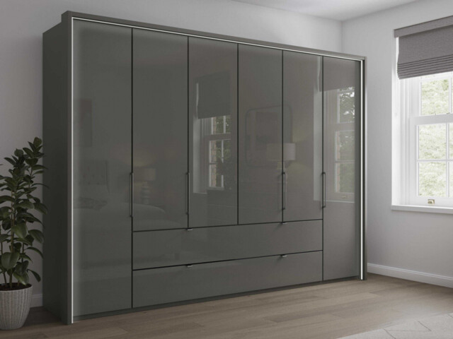 Sicily 6 Door Bi-Fold Wardrobe - image 1