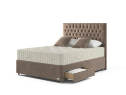 Hypnos Luxurious Earth 04 Divan Bed Set On Castors - thumbnail 2