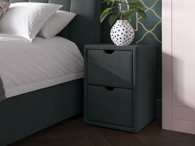 Upholstered Bedside Table - image 1