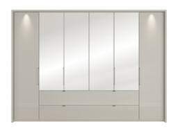 Sicily 6 Door Bi-Fold Wardrobe - thumbnail 3