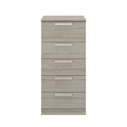 Bergen 5 Drawer Narrow Chest of Drawers - thumbnail 2