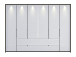 Sicily 6 Door Bi-Fold Wardrobe - thumbnail 3