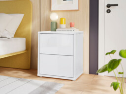 Emille 2 Drawer Bedside Table