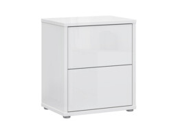 Emille 2 Drawer Bedside Table - thumbnail 2