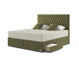 Hypnos Luxurious Earth 04 Divan Bed Set On Glides - thumbnail 2
